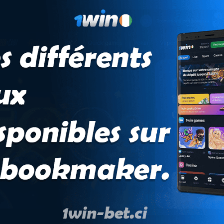 1win Côte d’Ivoire : les différents jeux disponibles sur le bookmaker