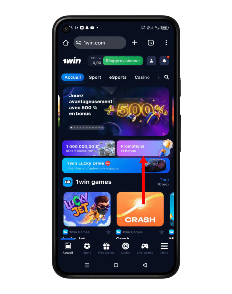 Comment bénéficier des cashback et des promotions sur 1Win ? 8 allez dans la section Promotions