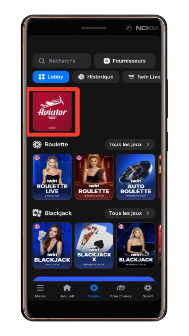 1win Casino : comment parier sur le casino ? 7 Choisir un jeu comme Aviator