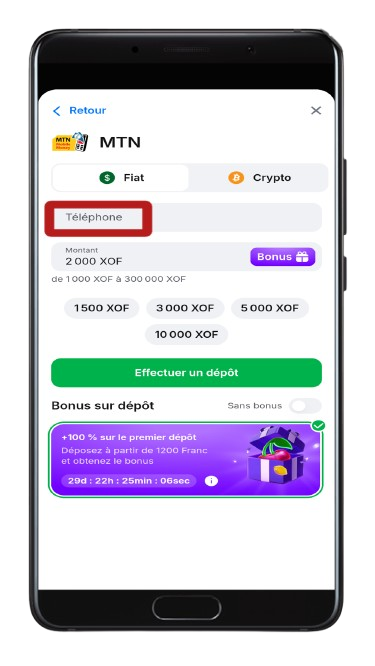 1Win Côte d’Ivoire : Nos prévisions sportives du jour 20 Entrer votre numéro de téléphone