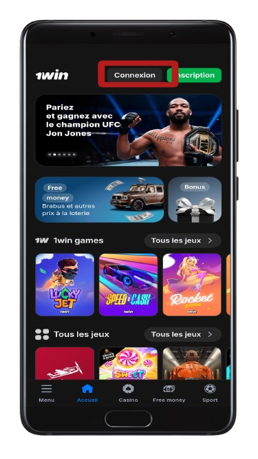 Se connecter à son compte 1win civ